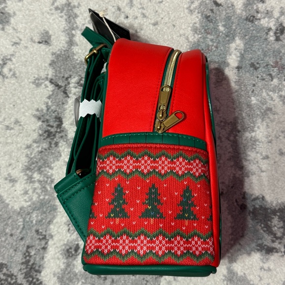 Stitch Holiday Disney Loungefly Backpack - Picture 5 of 9